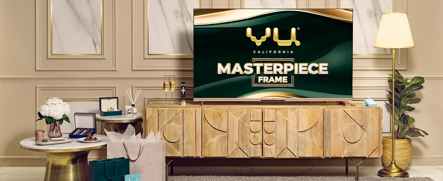 VU 65 Masterpiece Frame QLED TV