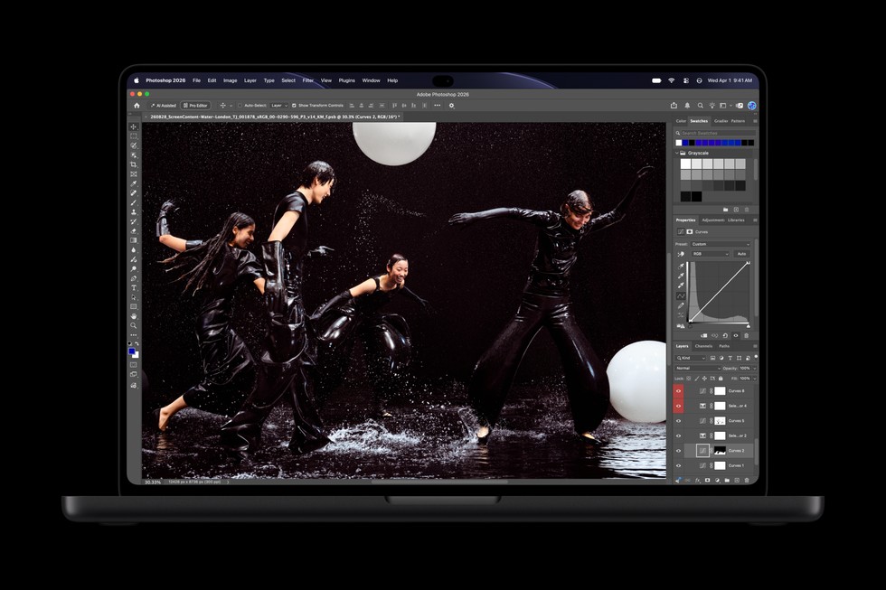 Touch editing in Adobe Photoshop